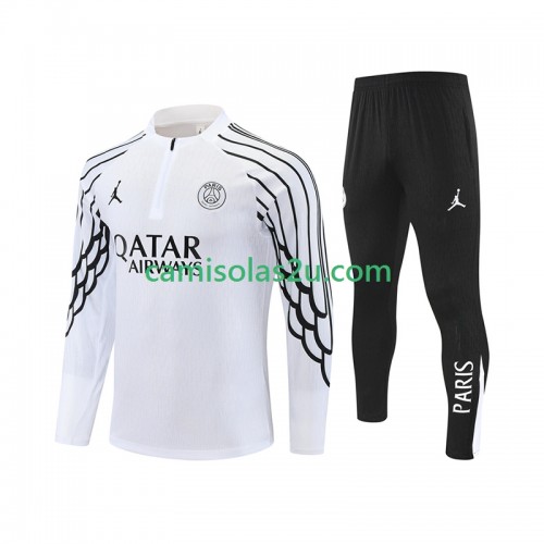 Paris Saint-Germain Sweat de Treino Conjunto Branco 2025/26 Paris Saint-Germain Sweat de Treino Conjunto Branco 2025/26